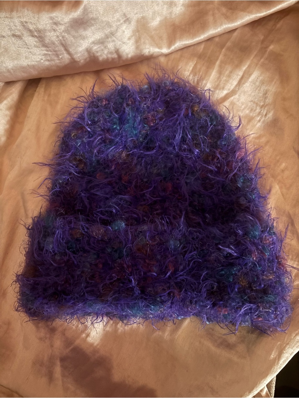 Purple Crochet Hat